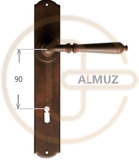 Klamka Mosca 2700 - rozstaw 90 mm